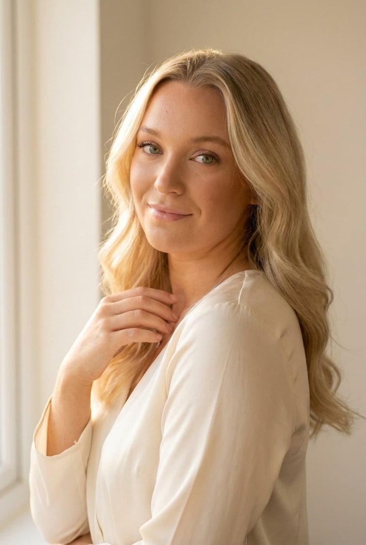 Portrait of CES, the makeup artist behind CES Beauty
